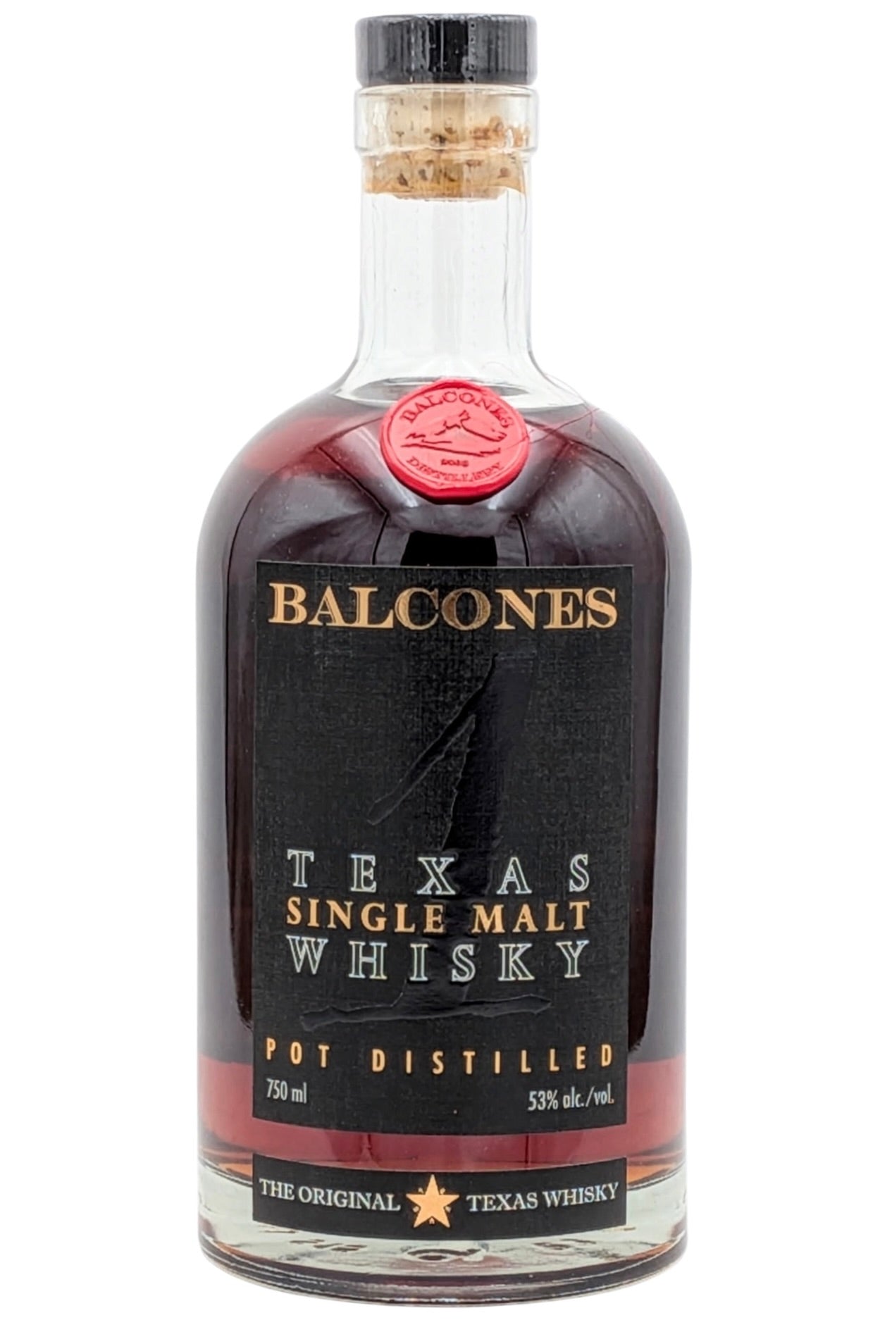 Balcones "1" Texas Single Malt Whisky | American Single Malt | Waco, Texas | 106 Proof / 53% ABV | 750ml