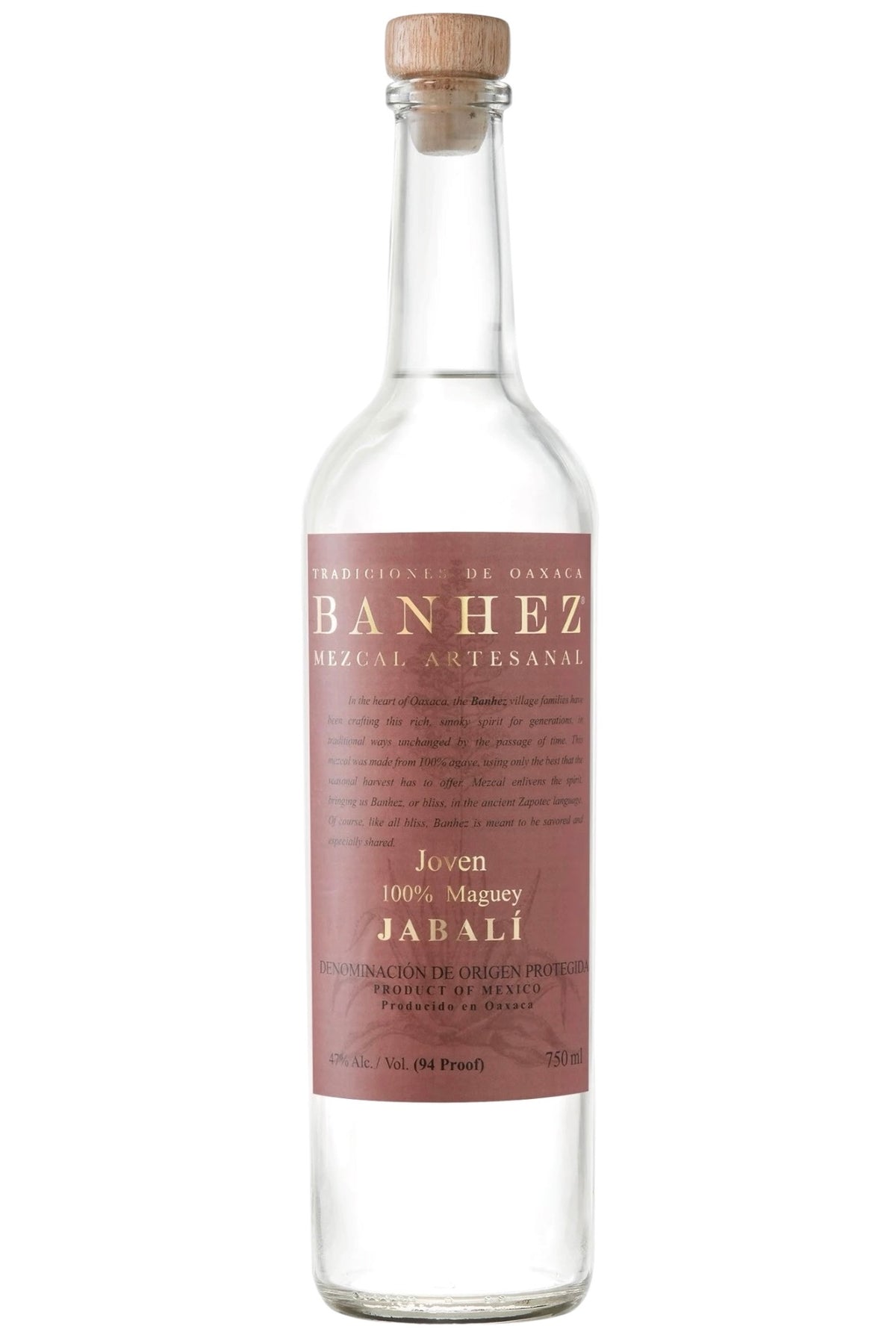 Banhez Mezcal Jabalí 750ml