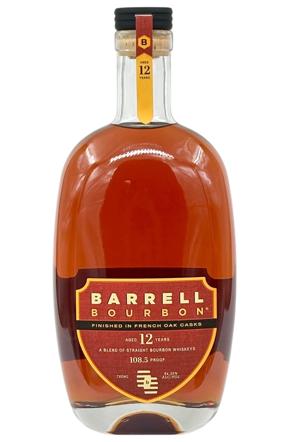 Barrell 12 Year Old Cask Strength French Oak Finish Bourbon Whiskey