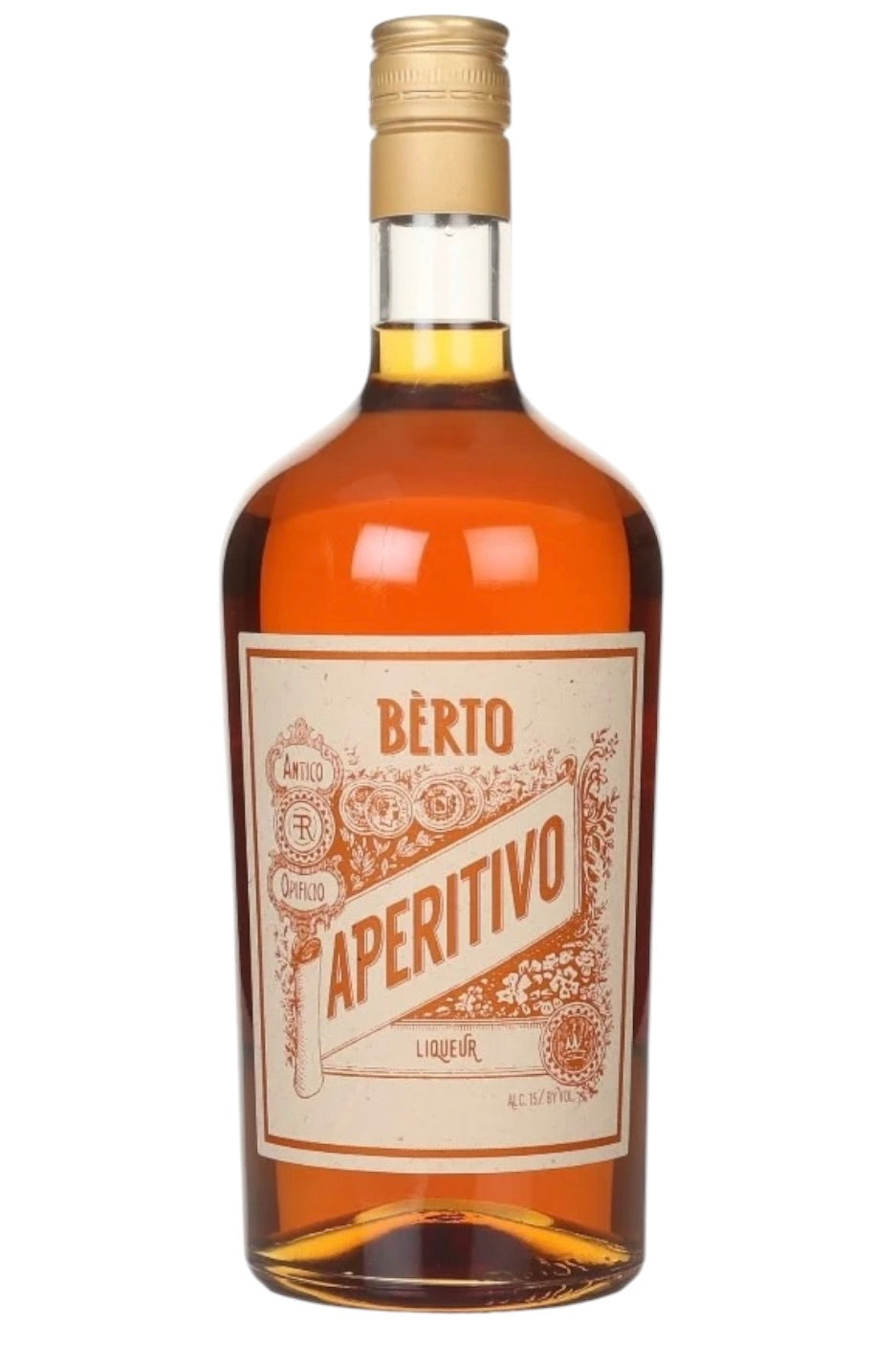 Berto Aperitivo Italian Orange Aperitif Liqueur Antica Distilleria Quaglia Piedmont 750ml