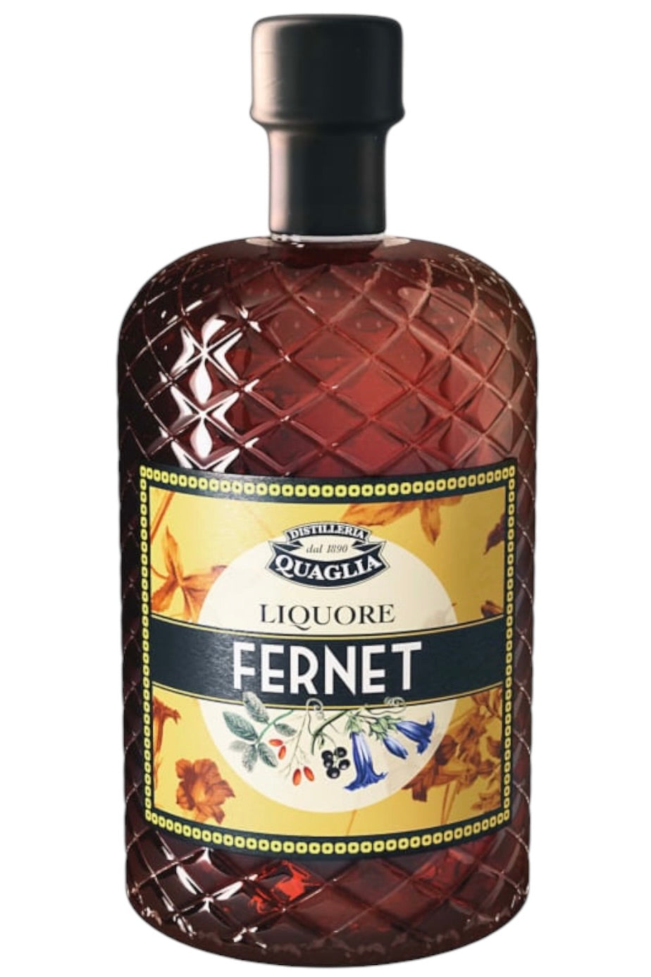 Berto Fernet Liqueur Antica Distilleria Quaglia Piedmont Italy 750ml