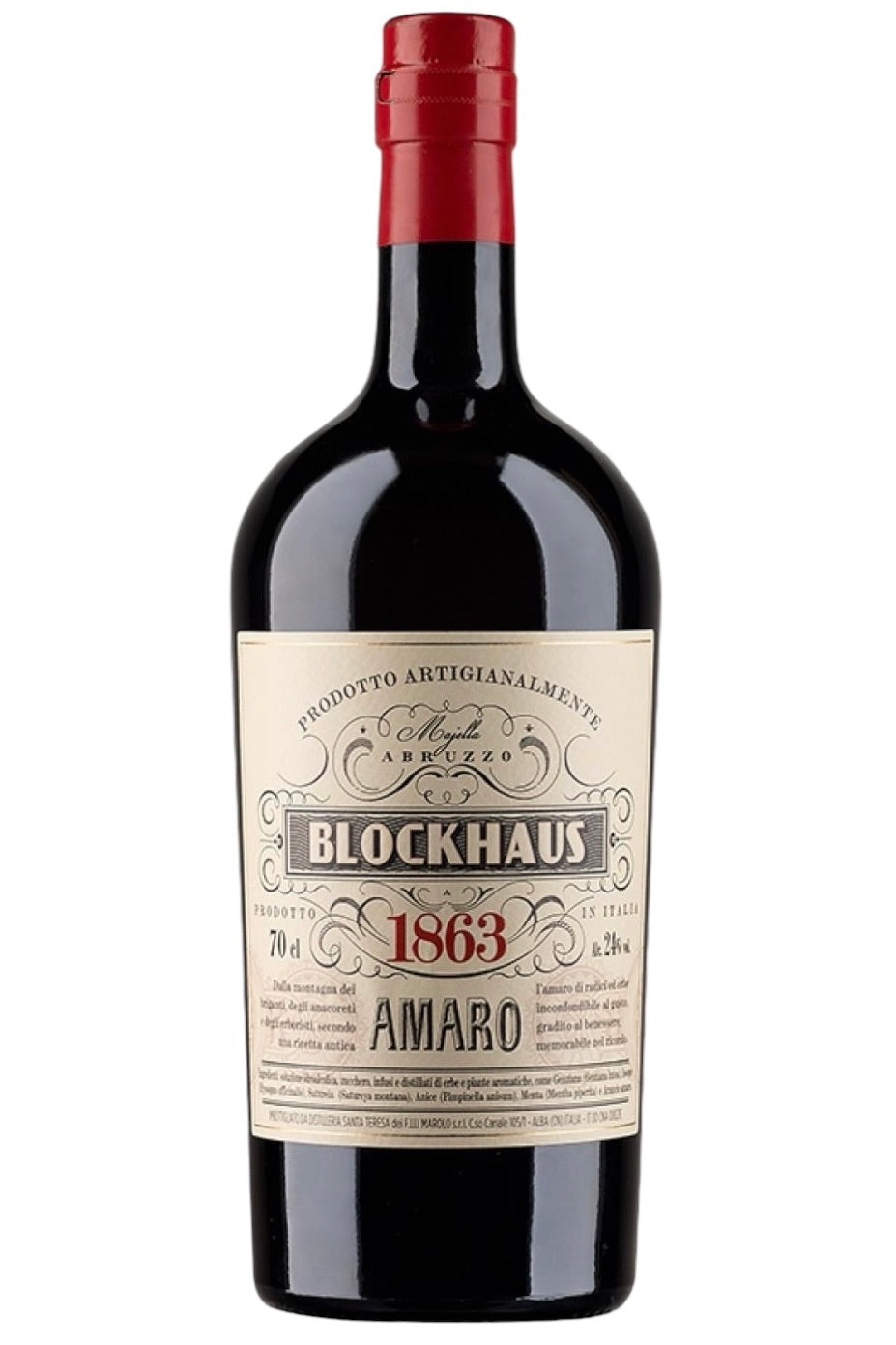 Blockhaus Amaro Majella Prodotto Artigianalmente Italian Amaro 700ml