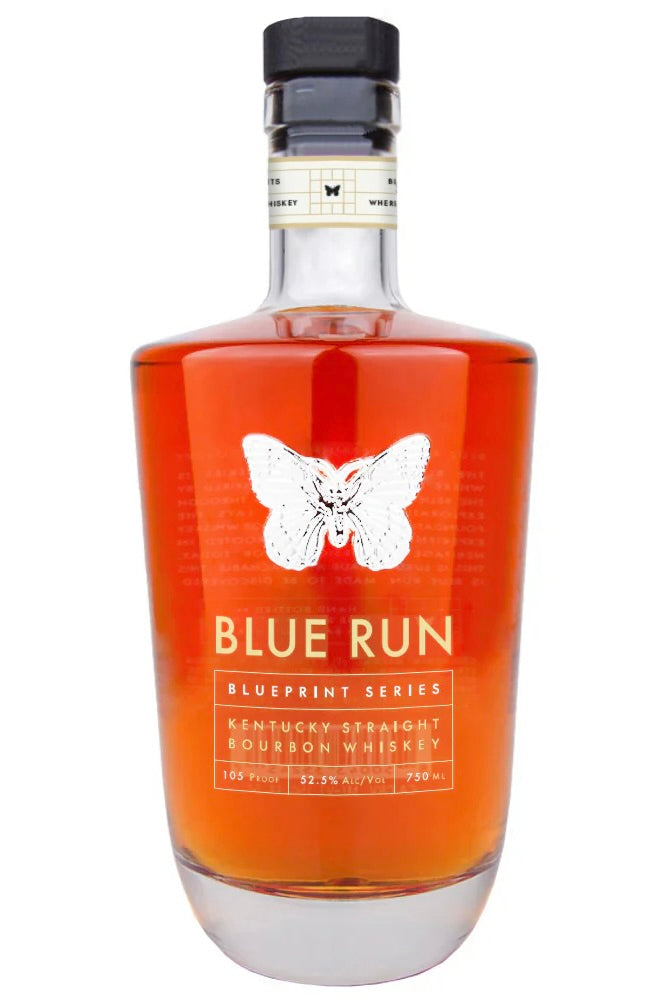 Blue Run Blueprint Series Kentucky Straight Bourbon Whiskey Wheated Founders Mash Experimental Shaylyn Gammon 105 Proof 52.5% ABV 750ml