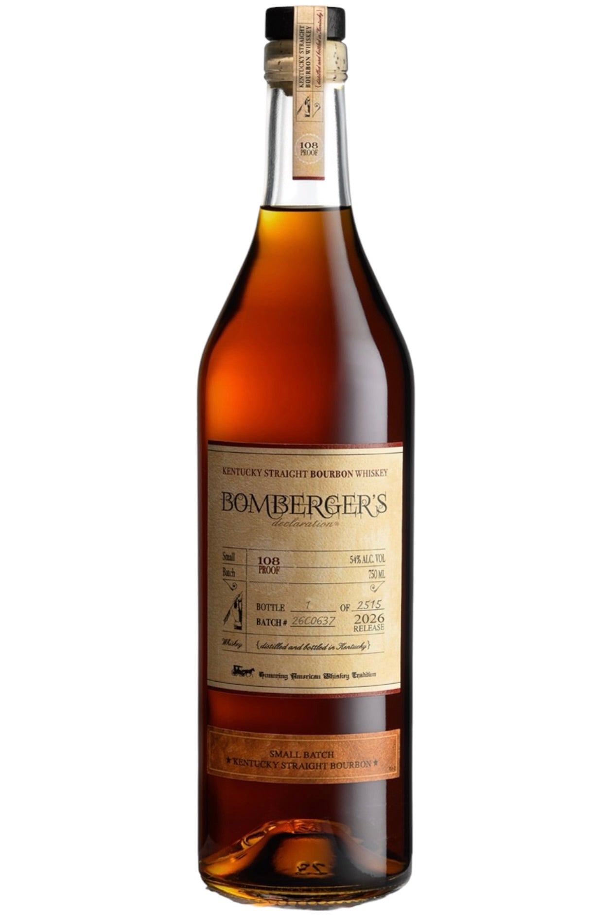 Bomberger's Declaration 2026 Kentucky Straight Bourbon Whiskey 750ml