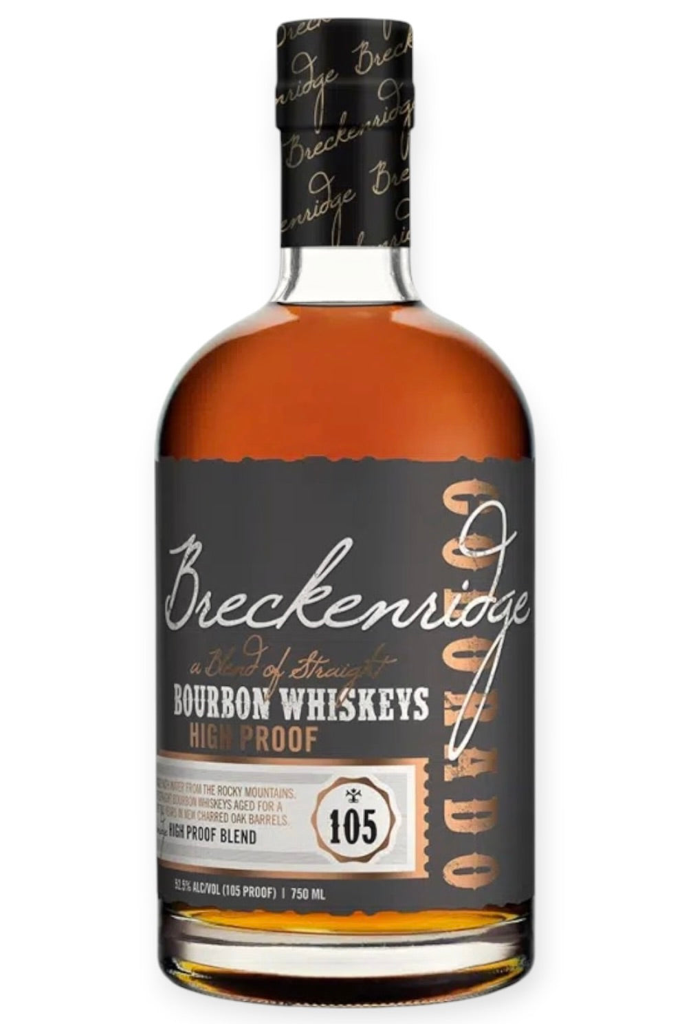 Breckenridge Distillers High Proof Bourbon Whiskey Blend 750ml