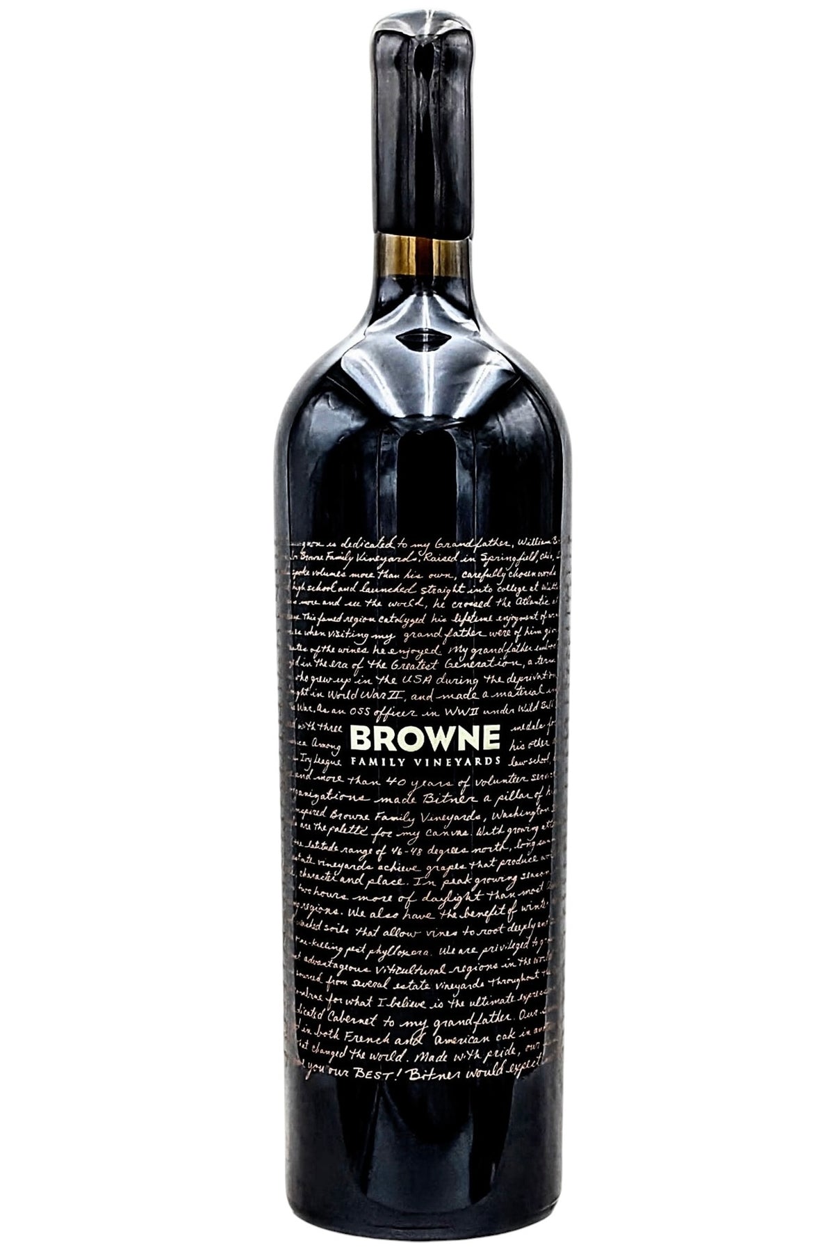 Browne Family Vineyards 2018 Bitner Estate Cabernet Sauvignon Columbia Valley 3 Liter