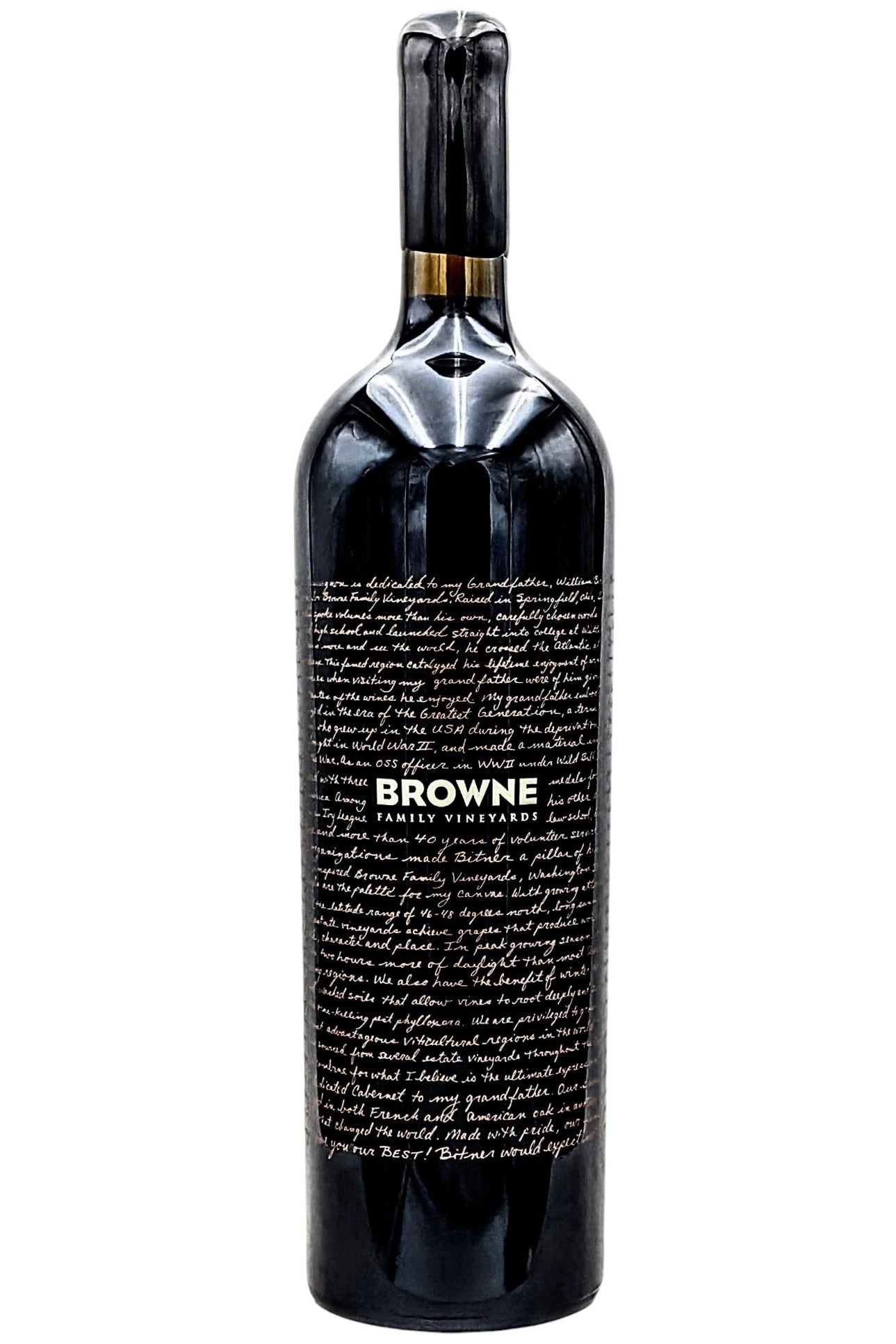Browne Family Vineyards 2018 Bitner Estate Cabernet Sauvignon Columbia Valley 3 Liter