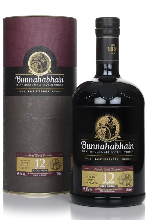 Bunnahabhain 12 Year Cask Strength 2025 Edition Single Malt Scotch Whisky