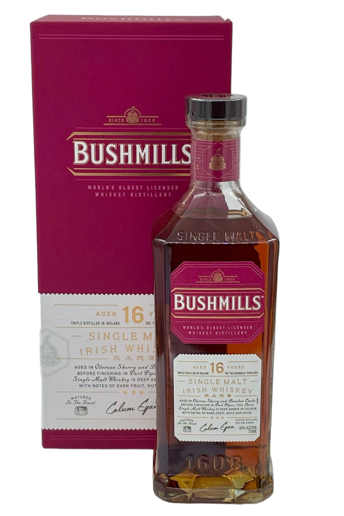 ウイスキー Bushmills 16 Year Old Single Malt Buy Bushmills 16 year Old Single Malt Irish Whiskey Online