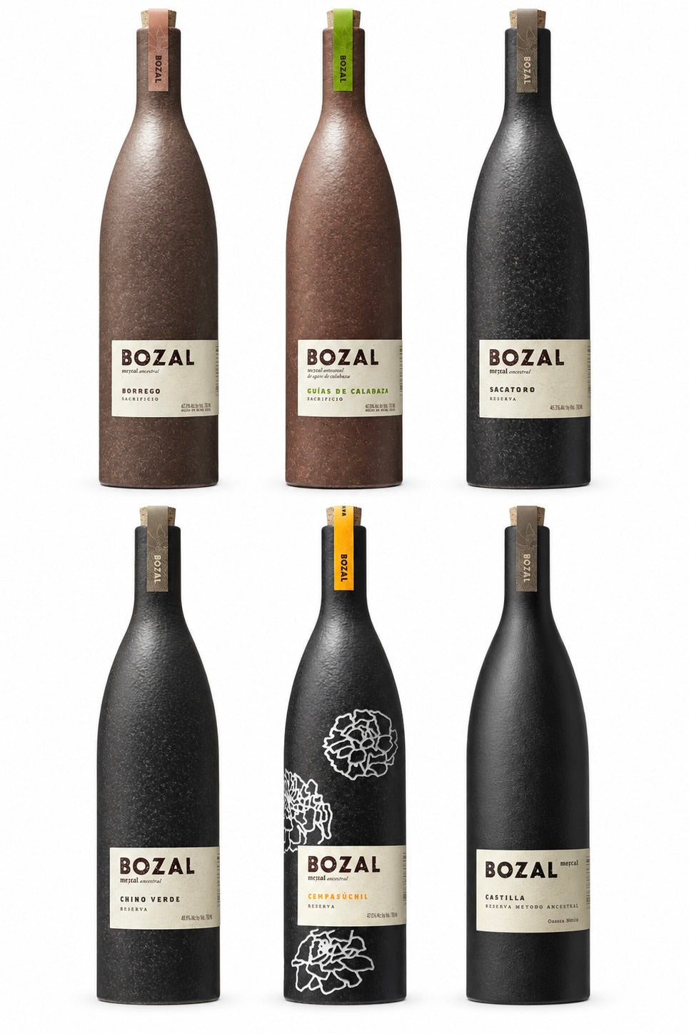 Bozal Mezcal Special Reserva Collection | $100 off! | Six Rare & Limited Expressions | 6 x 750ml