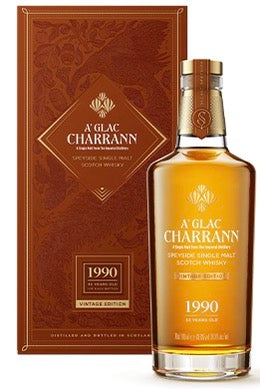 A&#39;glac Charrann &quot;by Secret Speyside&quot; Vintage 1990 Single Malt Scotch Whisky