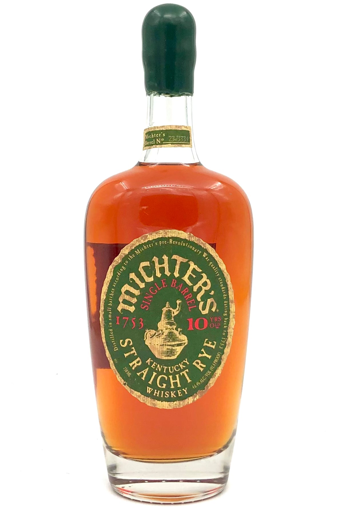 Michter&#39;s 10 Year Old Single Barrel Straight Rye Whiskey