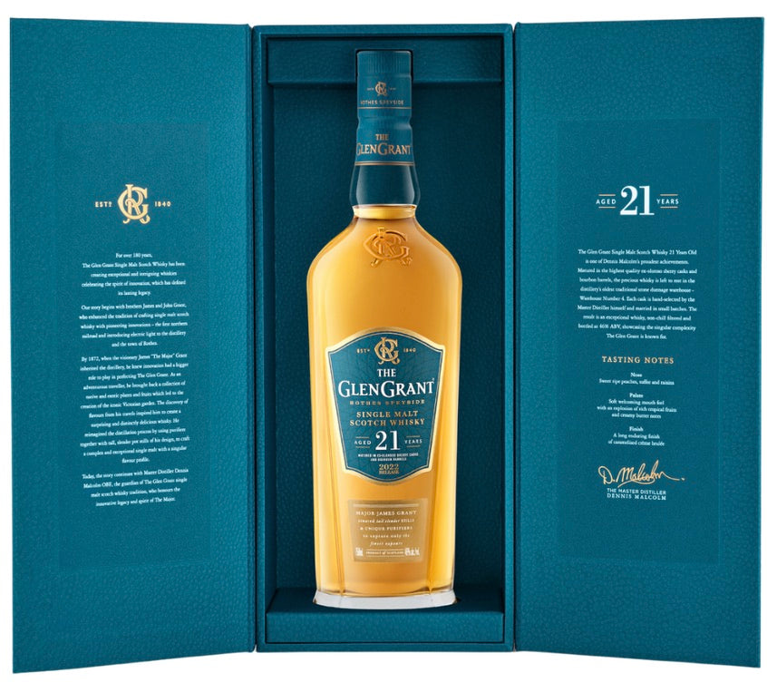 Glen Grant 21 Year Single Malt Scotch Whisky