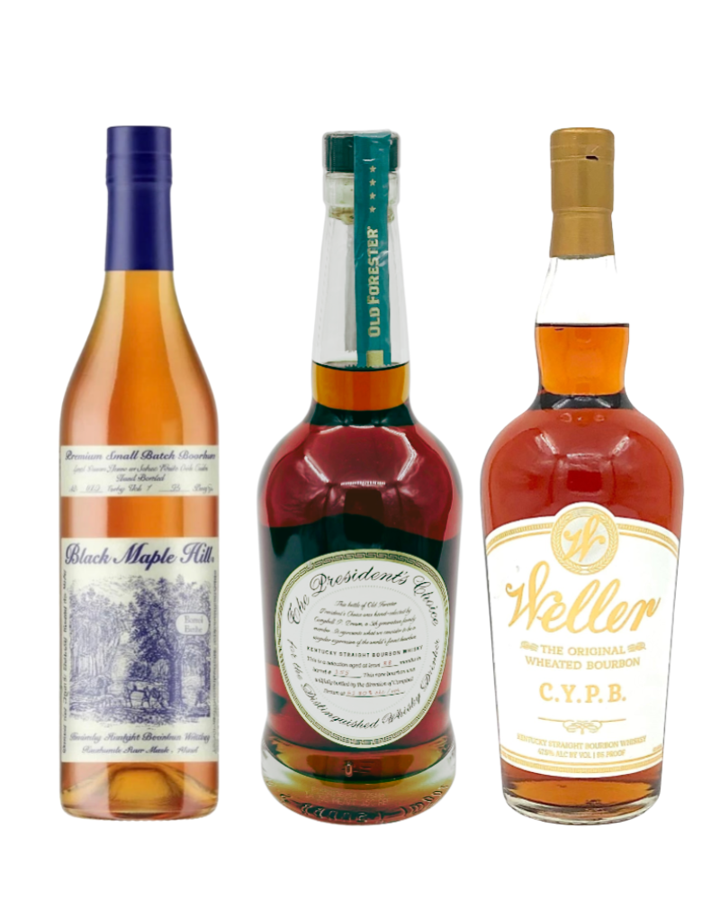 WL Weller CYPB + Old Forester "The President's Choice" + Black Maple Hill 11 Year