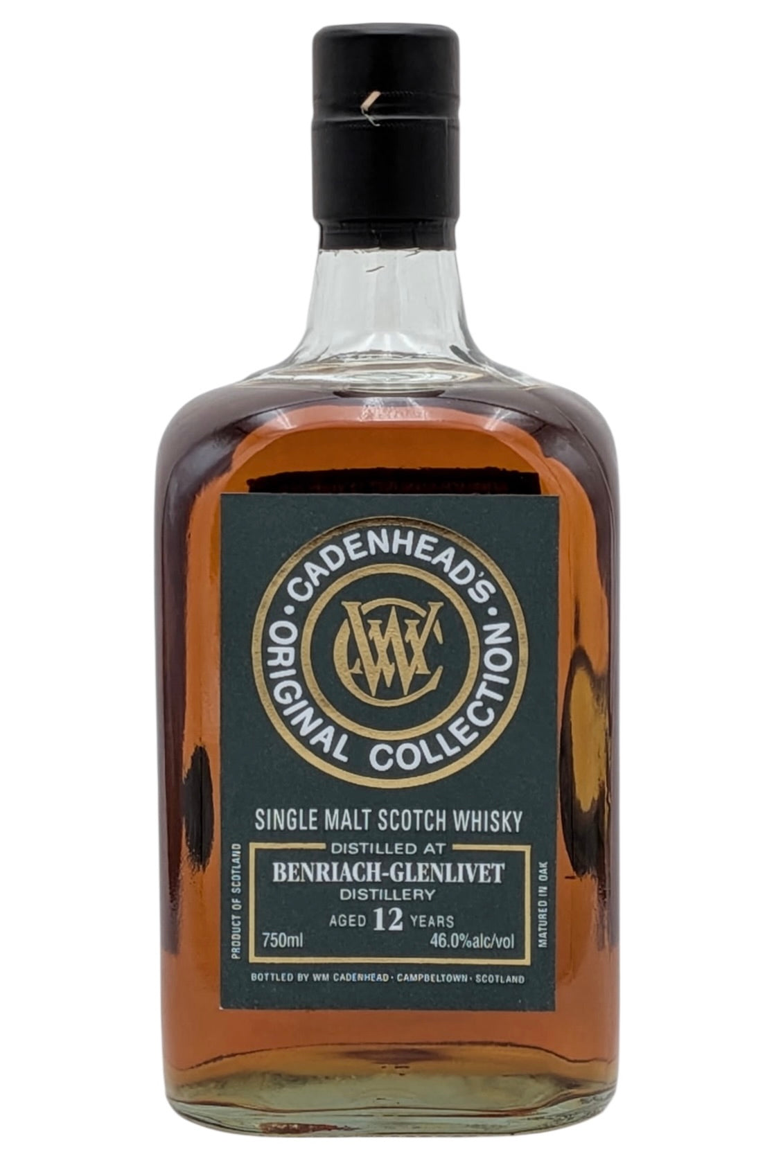 Cadenhead's Benriach-Glenlivet Vintage 2012 12 Year Old Scotch Whisky