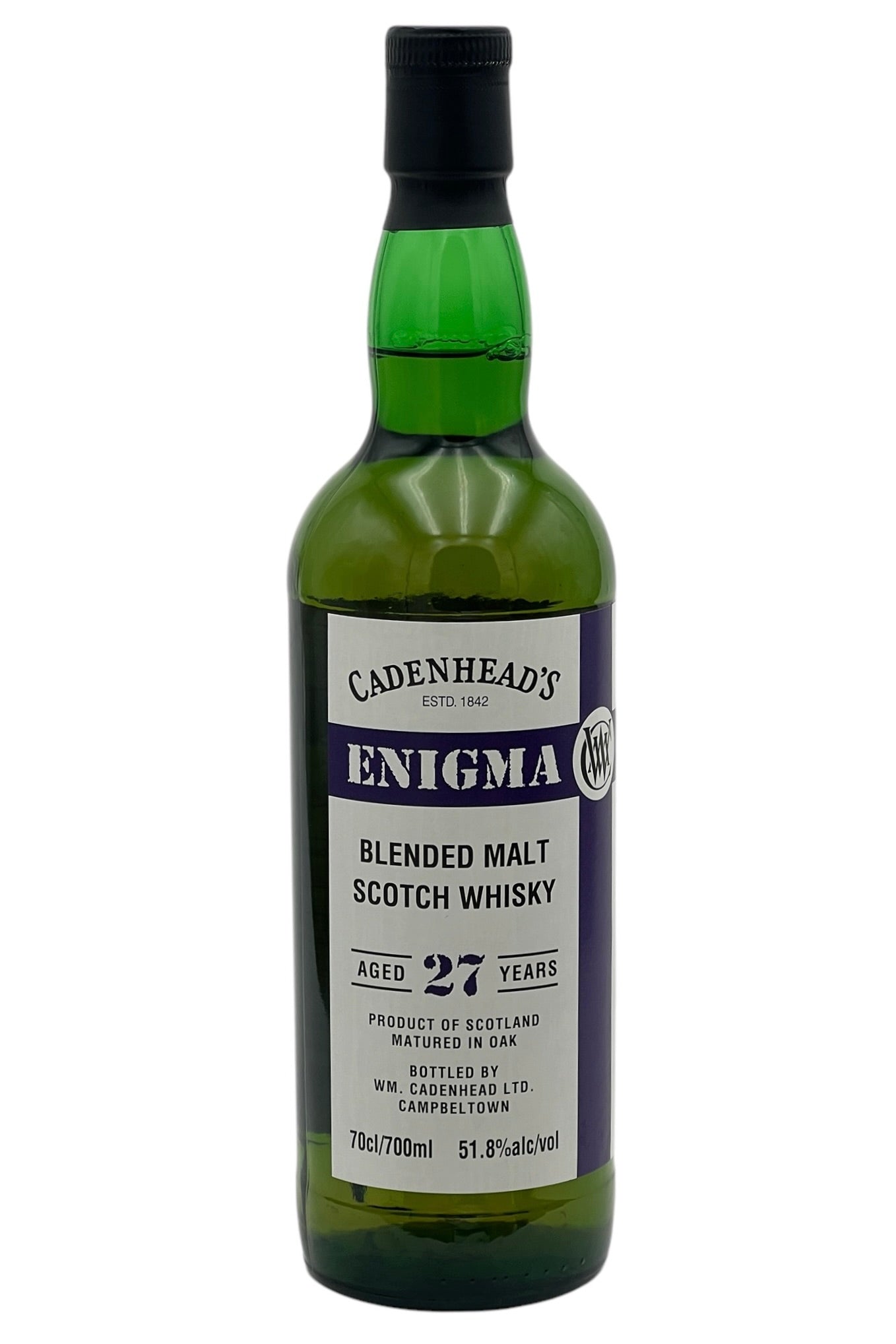 Cadenhead's "Enigma" 27 Year Old Blended Scotch Whisky