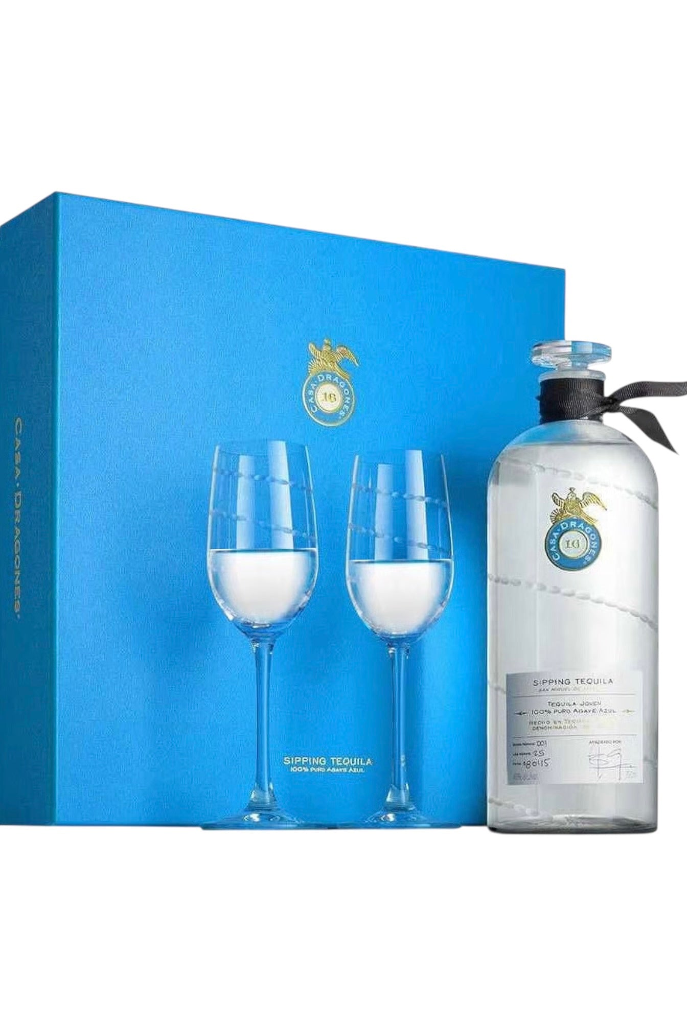 Casa Dragones Joven Tequila Gift Set with Glasses