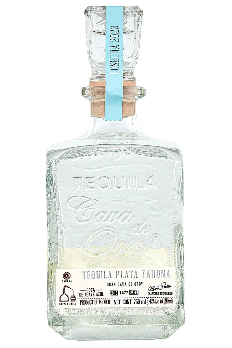Cava de Oro Plata Tahona Tequila 750ml
