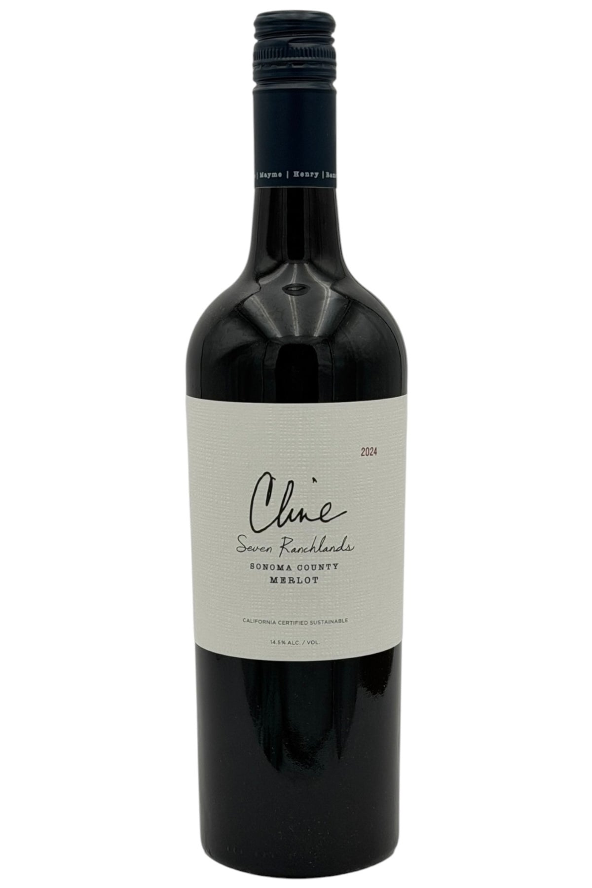 Cline 2024 Seven Ranchlands Merlot Sonoma County 750ml