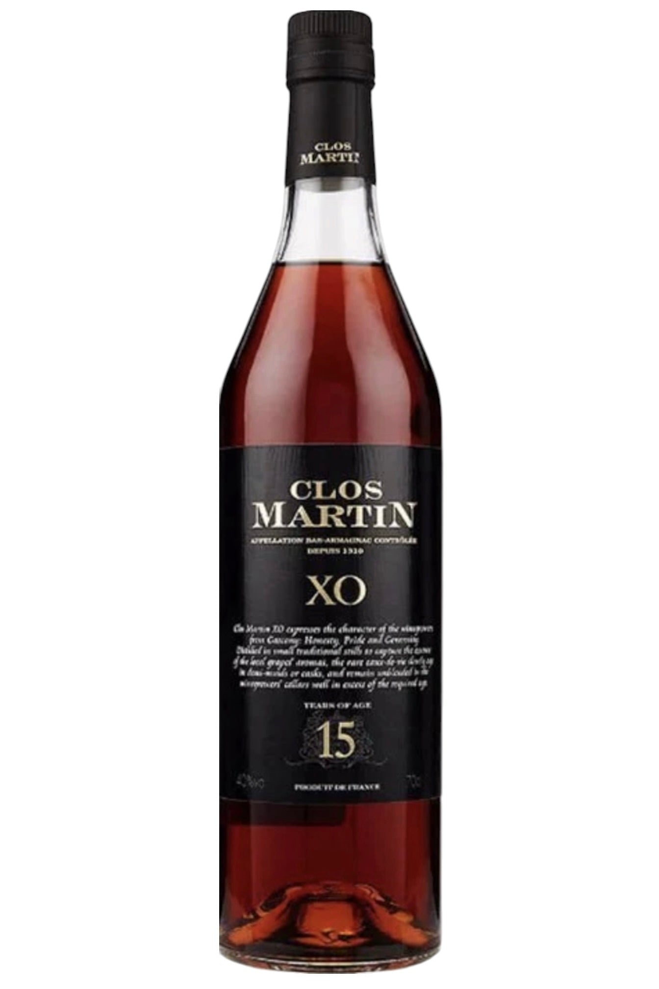 Clos Martin XO 15 Year Old Bas-Armagnac 750ml