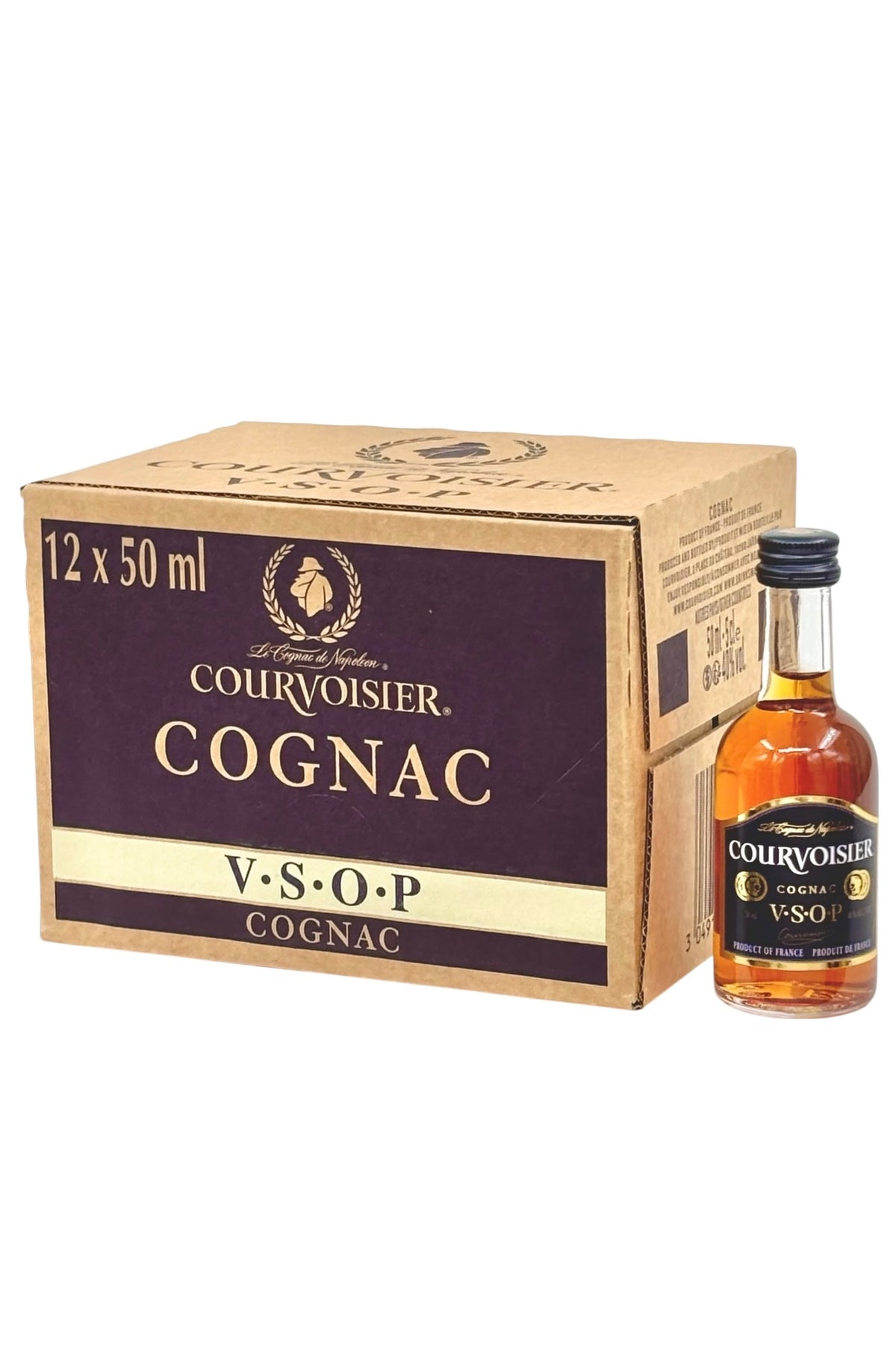 Courvoisier VSOP Fine Cognac 12 x 50 ml