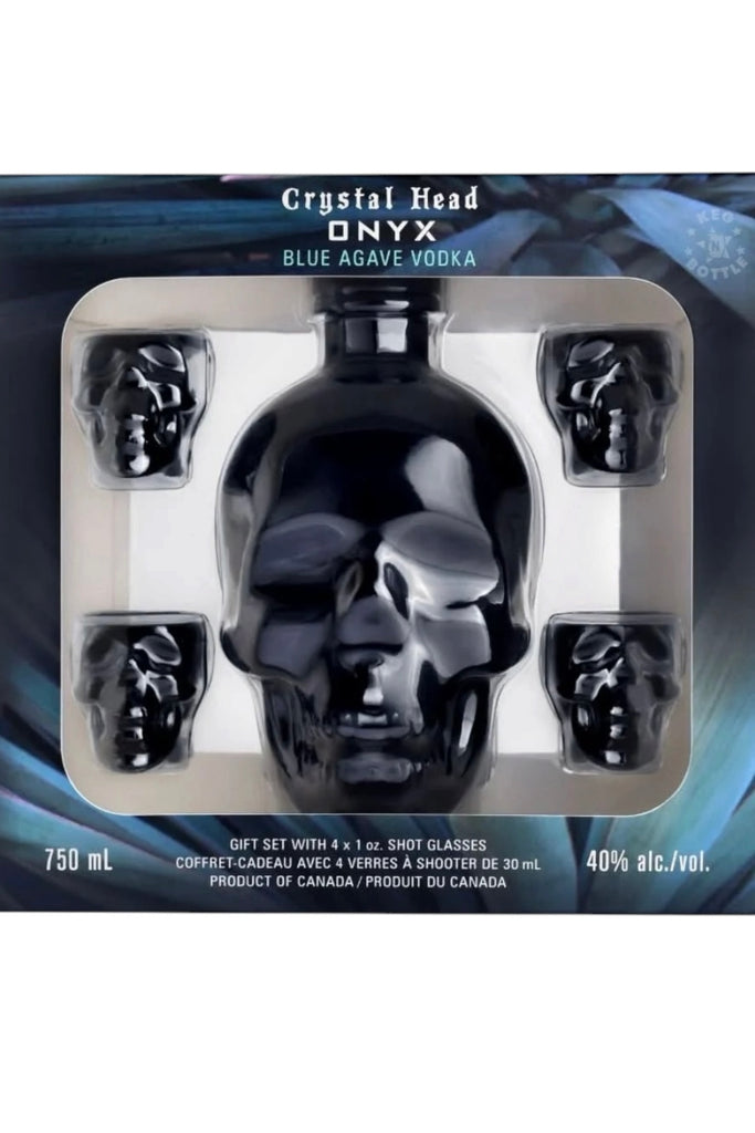 Buy Crystal Head Onyx Vodka Limited Edition Gift Set with 4 Skull