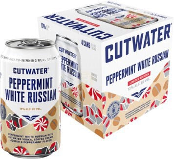 Cutwater Peppermint White Russian RTD Cocktail 4 x 355ml Cans