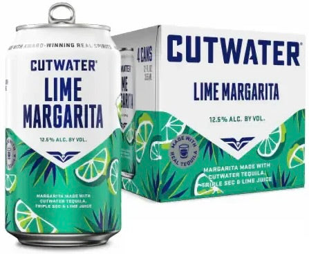Cutwater Lime Margarita can and box on a white background

Details