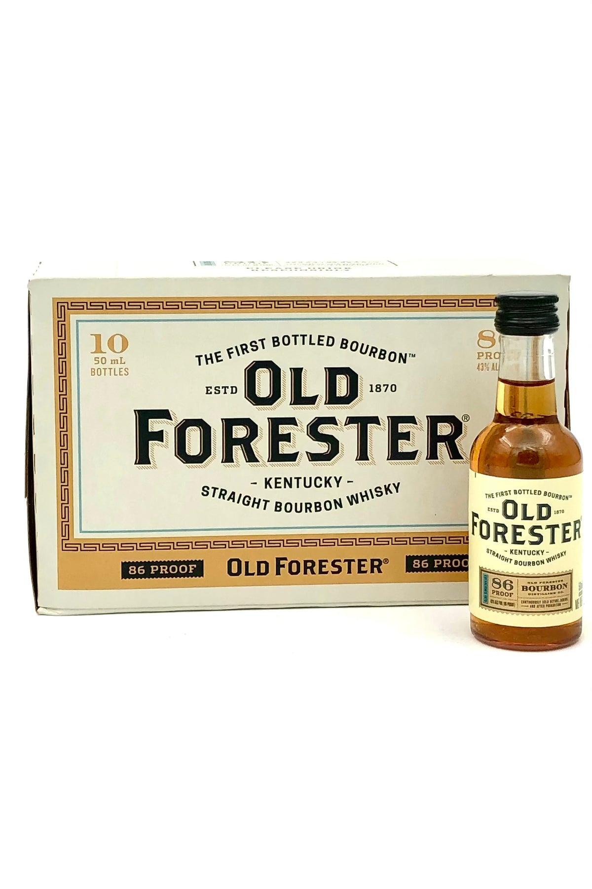 Old Forester Bourbon Whiskey 10 x 50 ml