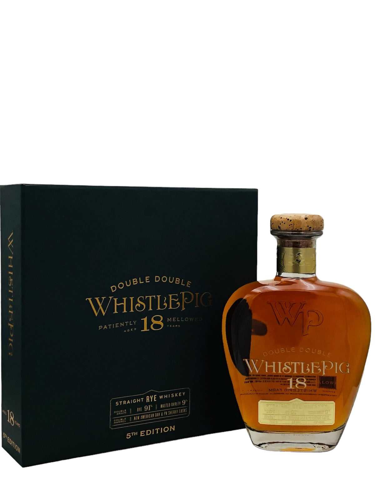 WhistlePig Double Double 18 Year Old 5th Edition Straight Rye Whiskey 750ml