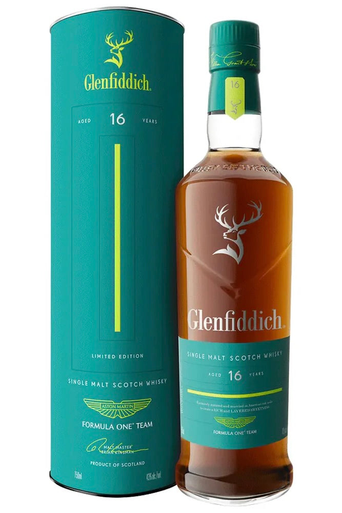 Glenfiddich 16-Year-Old "Aston Martin Formula One" Limited Edition Single Malt Scotch Whisky
