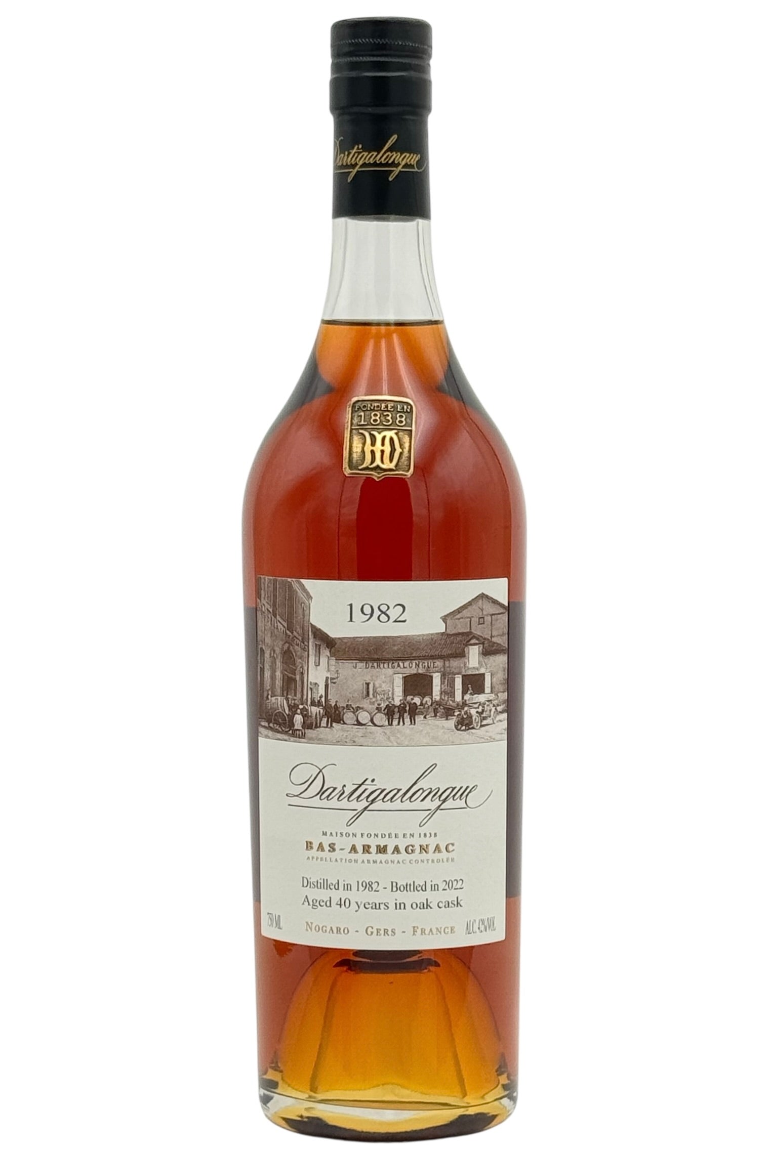 Dartigalongue Vintage 1982 Aged 40 Year Old Bas Armagnac