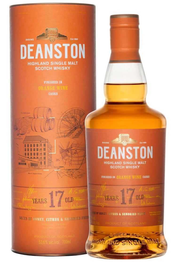 Deanston 17 Year Old Orange Wine Cask Finish Highland Single Malt Scotch Whisky 700ml