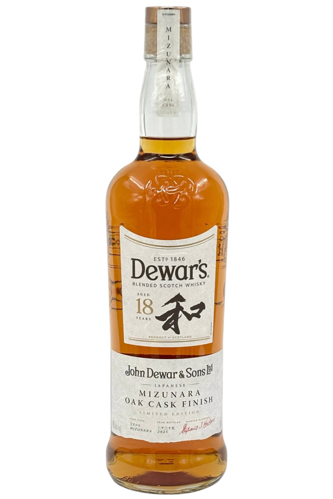 Buy Dewar's 18 Year Old Mizunara Oak Cask Finish Limited Edition