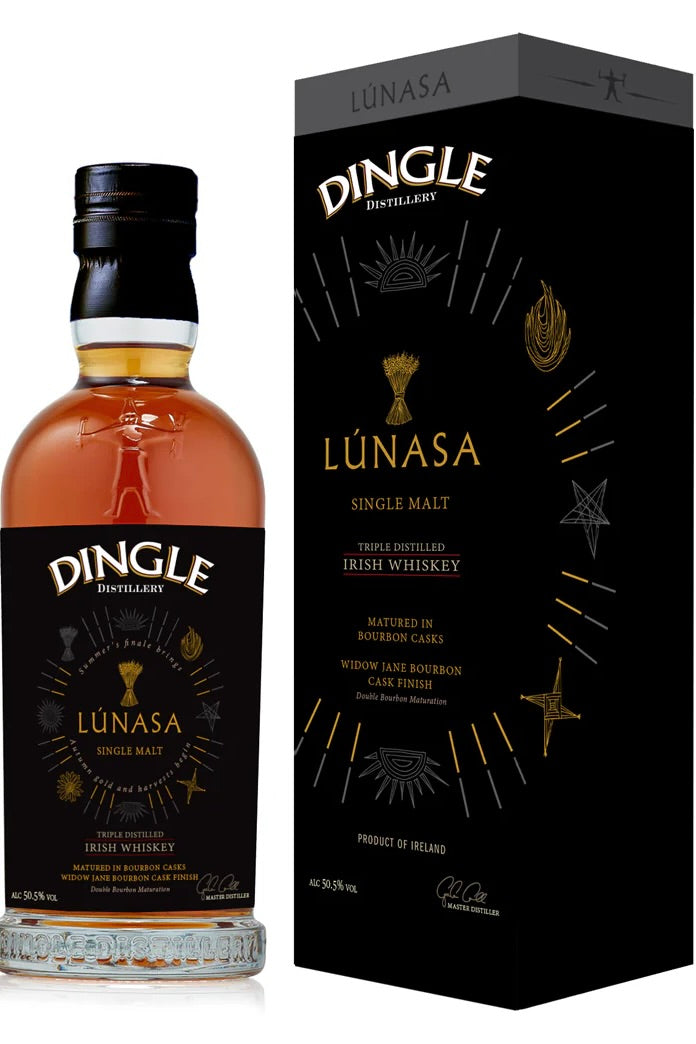 Dingle Lunasa Single Malt Irish Whiskey Widow Jane Bourbon Cask Finish