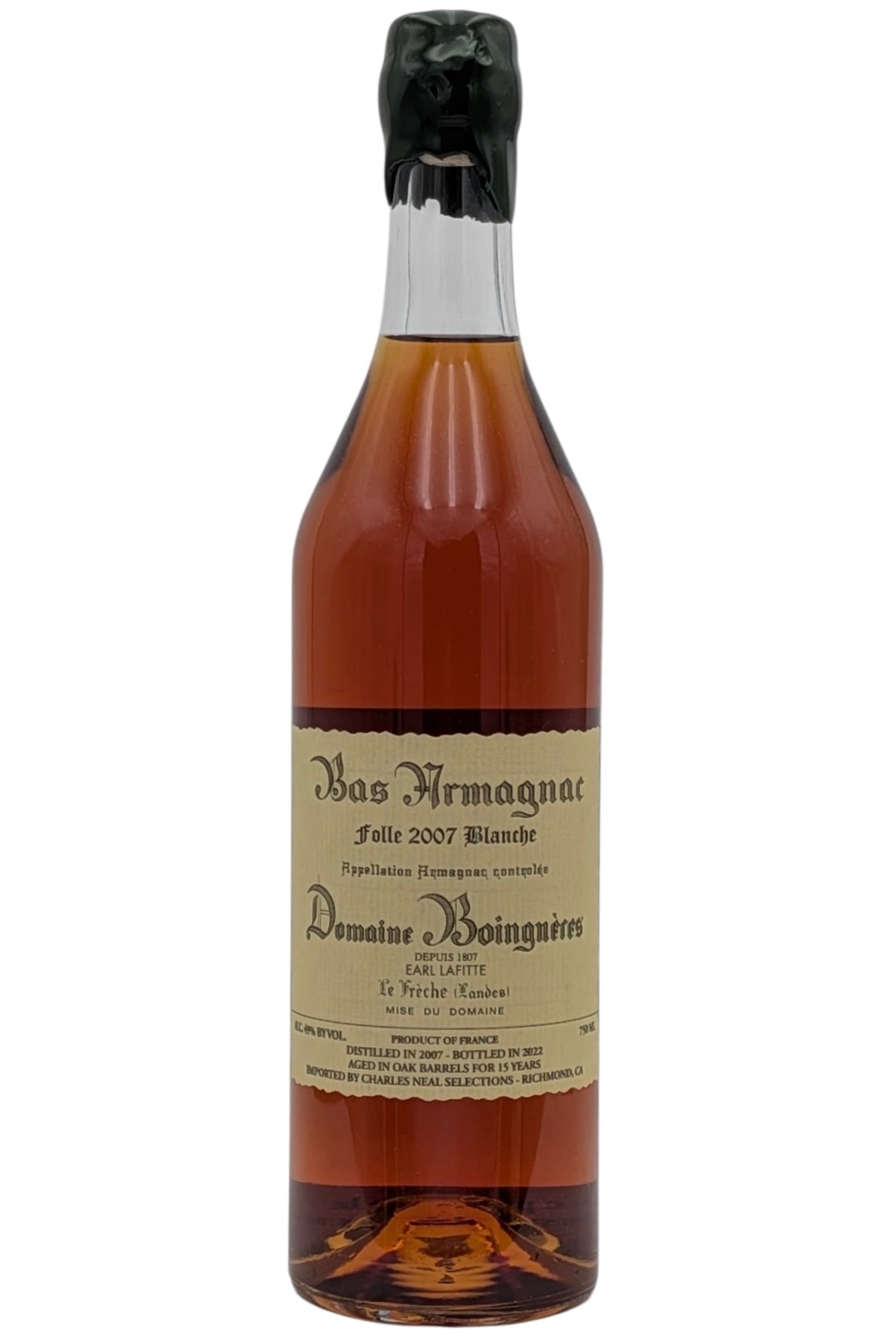 Domaine Boingneres 2007 Cask Strength Folle Blanche Bas Armagnac