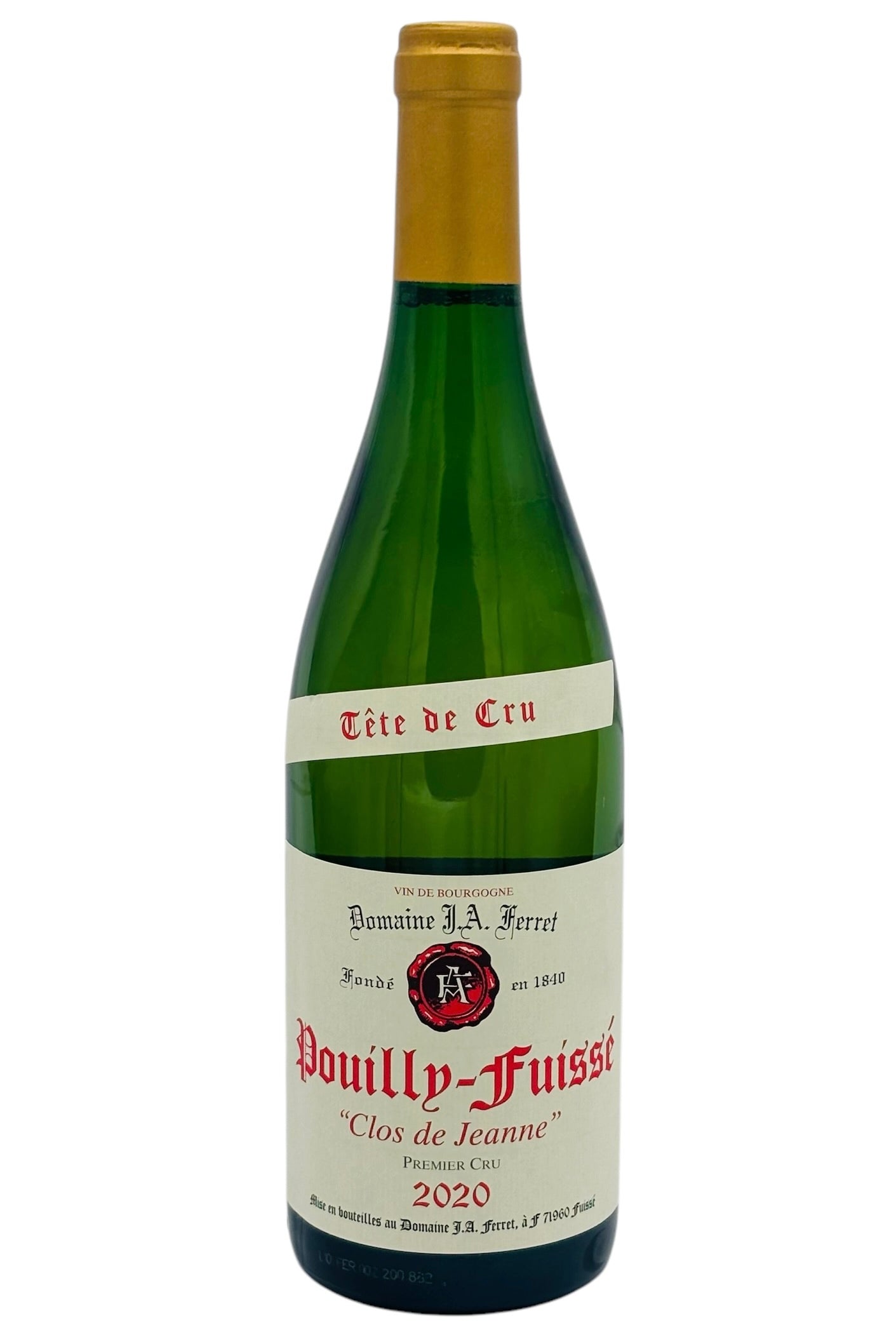 Domaine J. A. Ferret 2020 Pouilly-Fuissé Tête de Cru Clos de Jeanne 1er Cru