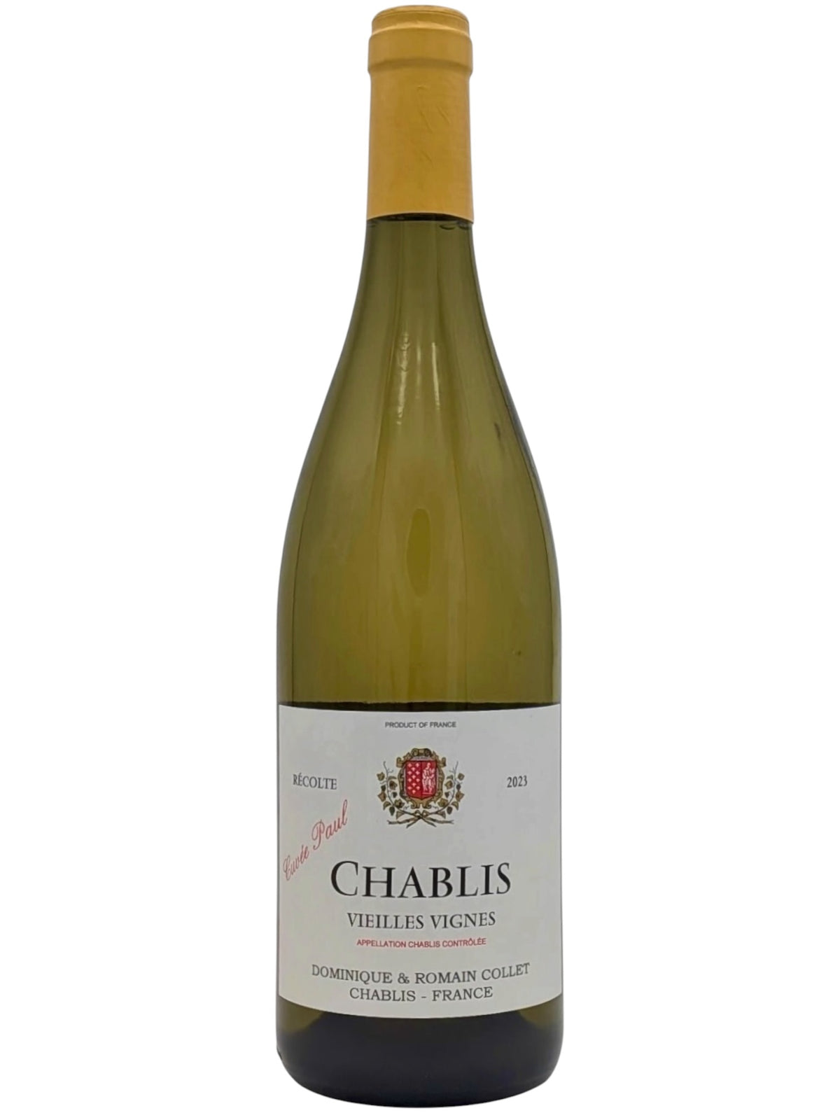Dominique & Romain Collet 2023 Chablis "Cuvée Paul" Vieilles Vignes 750ml