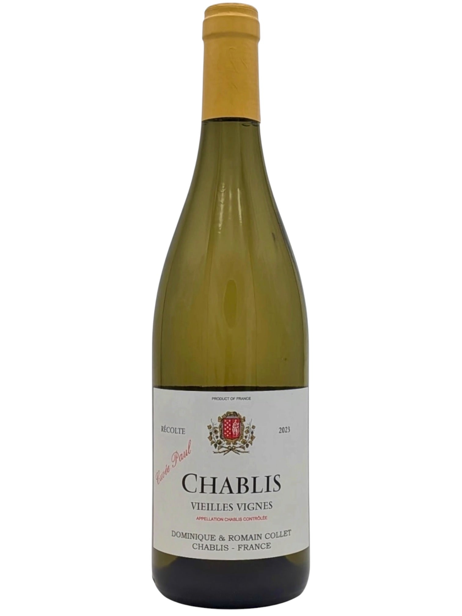 Dominique & Romain Collet 2023 Chablis "Cuvée Paul" Vieilles Vignes 750ml