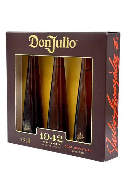Buy Don Julio 1942 Anejo Tequila 3 x 50 ml Online
