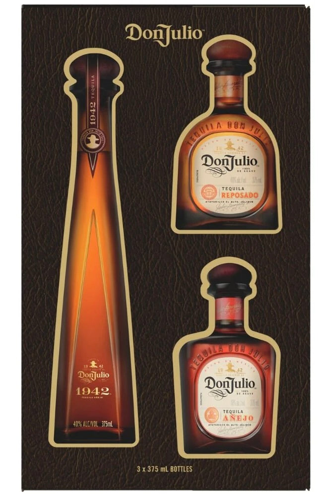 Don Julio 1942 with Reposado & Anejo Tequila Gift Pack 3 x 375ml
