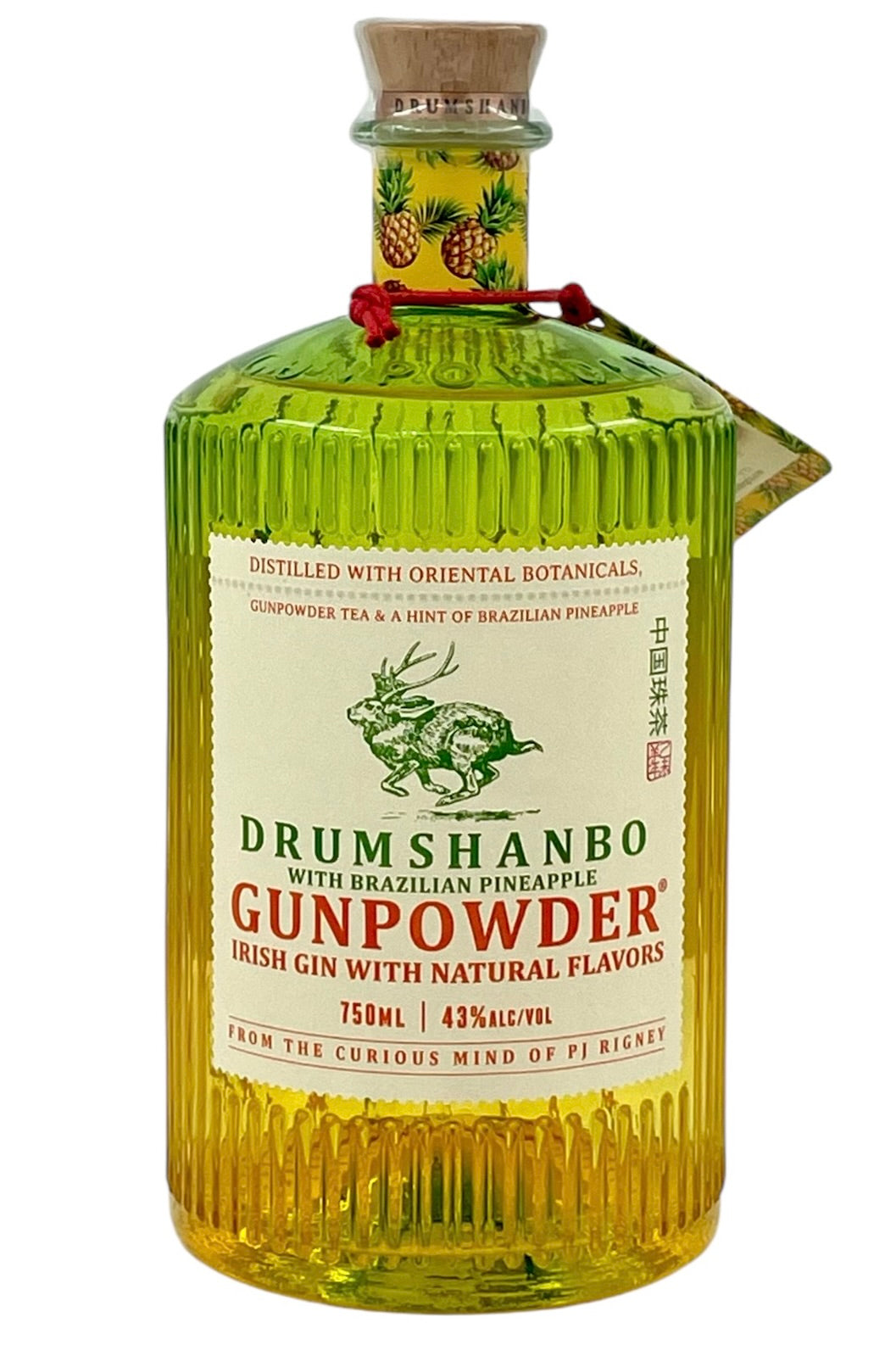 Drumshanbo Gunpowder Irish Gin with Brazilian Pineapple 750ml