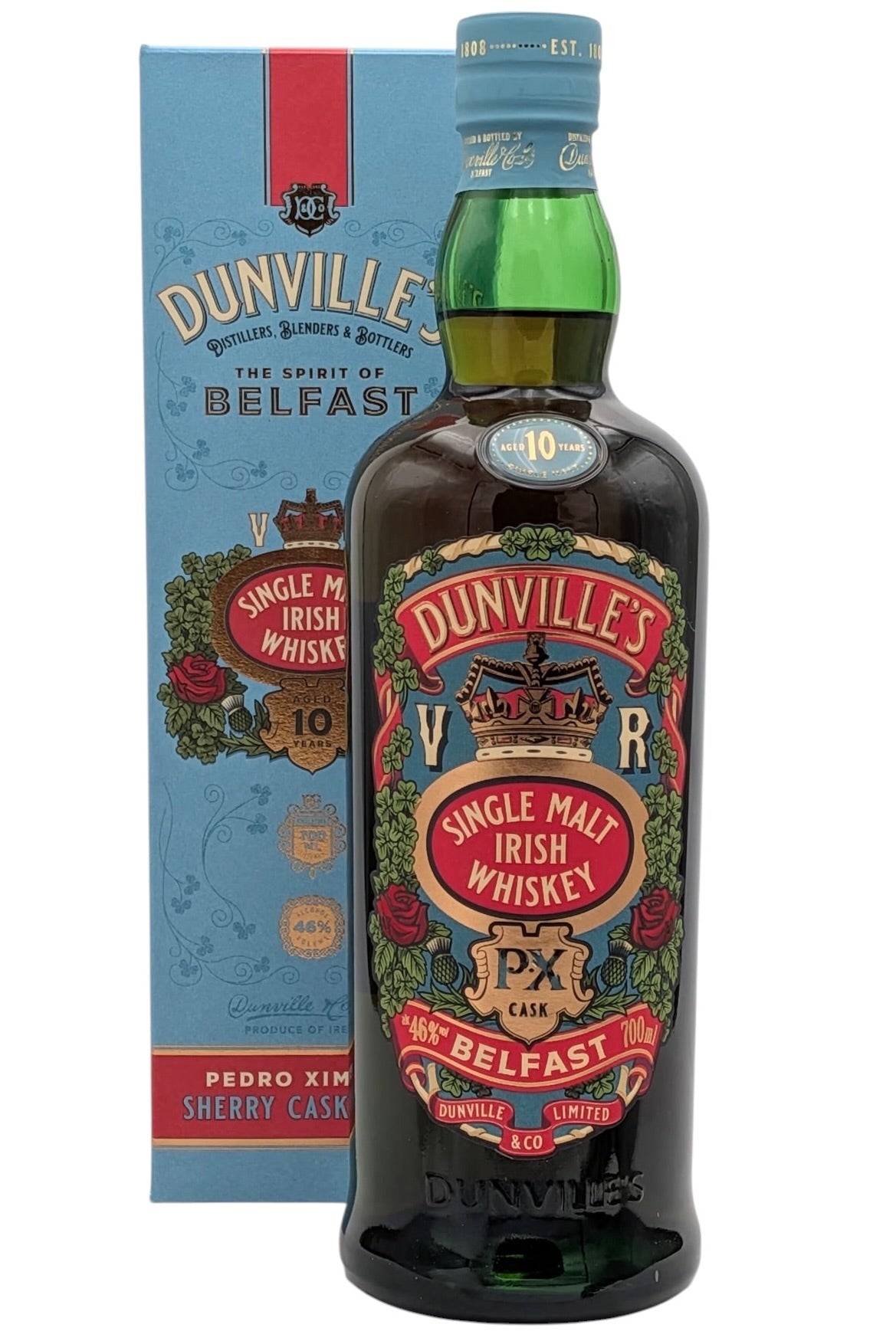 Dunville’s 10 Year PX Sherry Cask Irish Whiskey