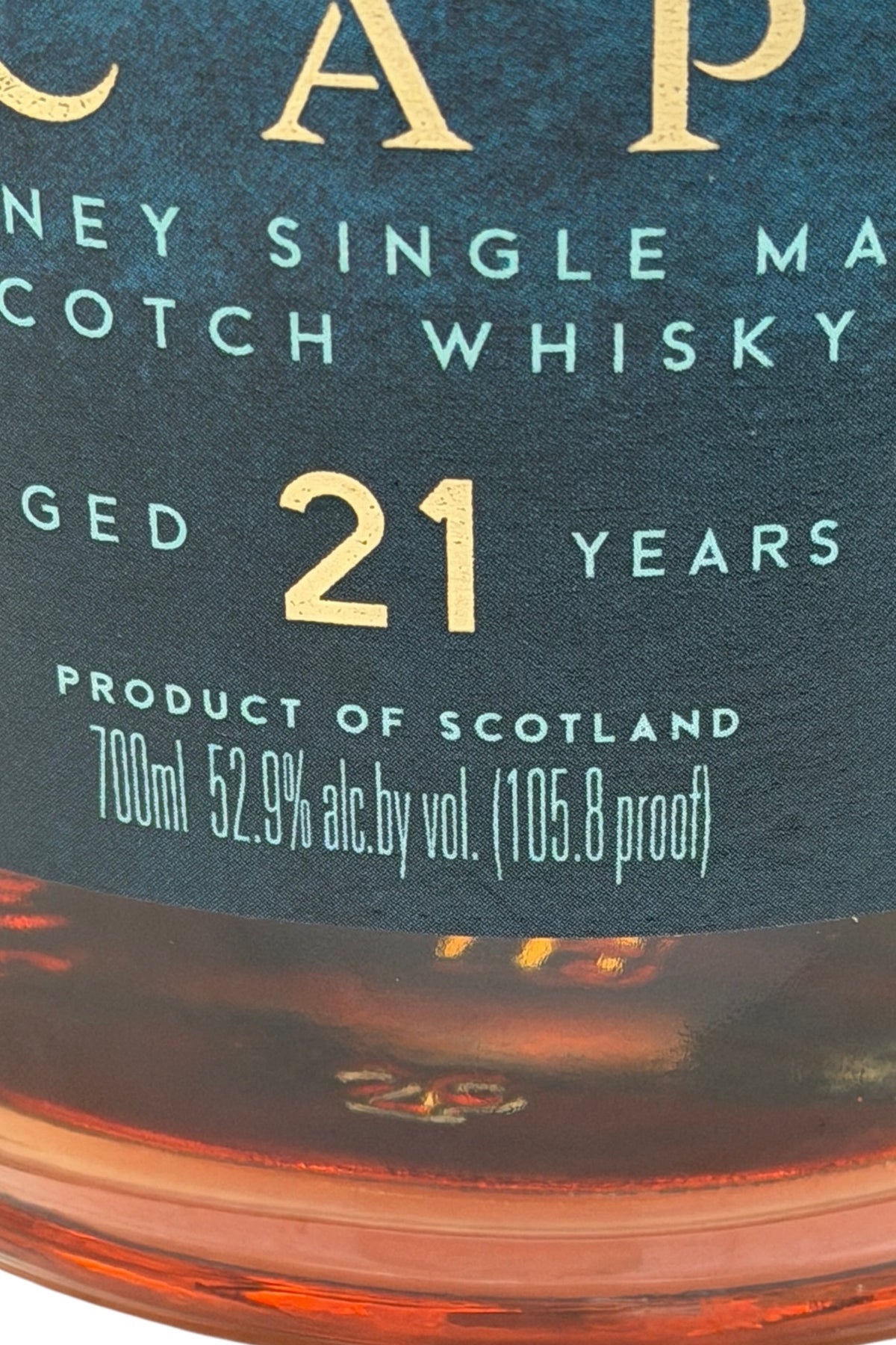 Scapa The Orcadian 21 Year Old Cask Strength Scotch Whisky Limited Edition