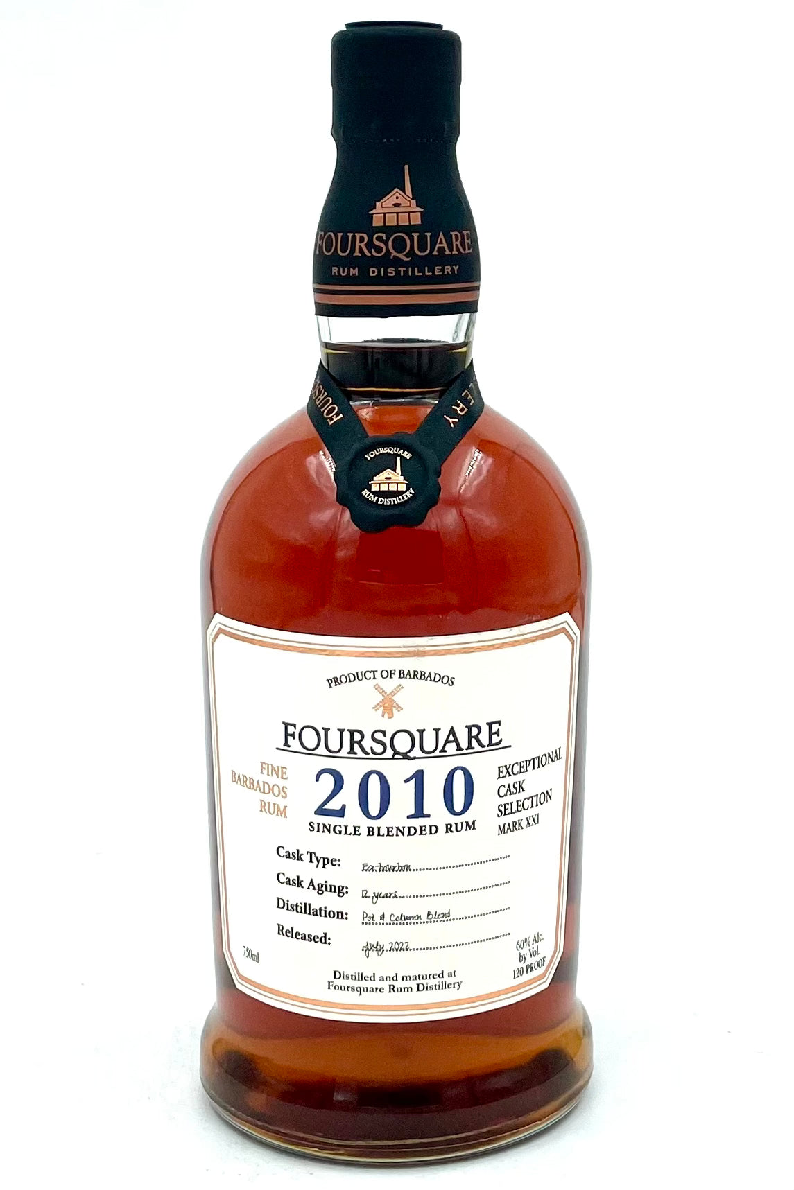 Foursquare Vintage 2010 12 Years Old Exceptional Cask Barbados Rum