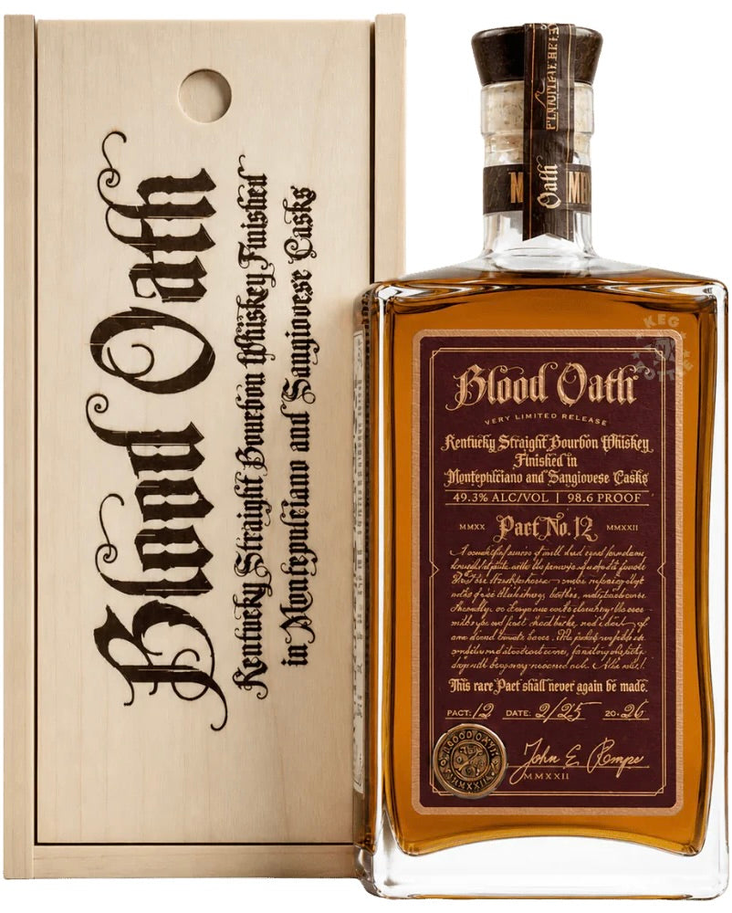 Blood Oath Pact No. 12 Kentucky Straight Bourbon Whiskey 750ml