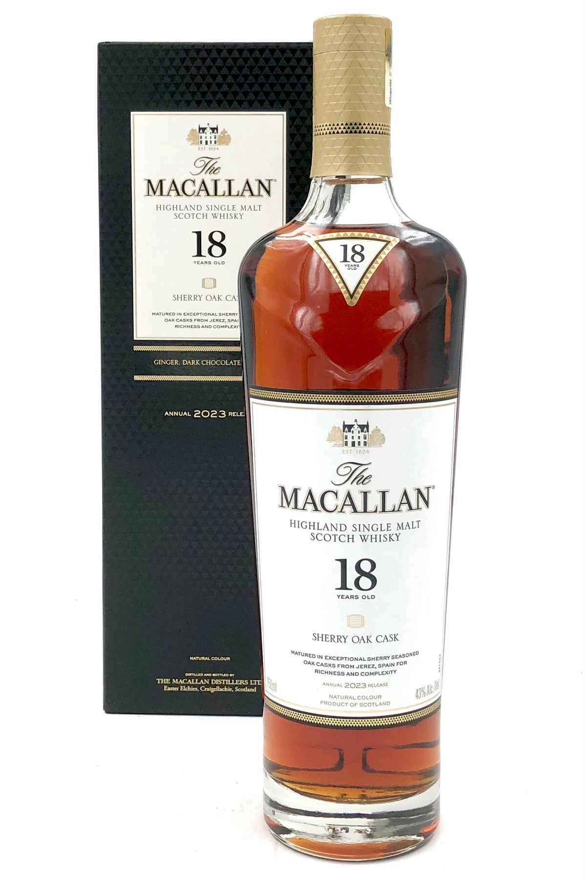 Macallan 18 Year Old Sherry Oak Cask &quot;2023 Edition&quot; Scotch Whisky