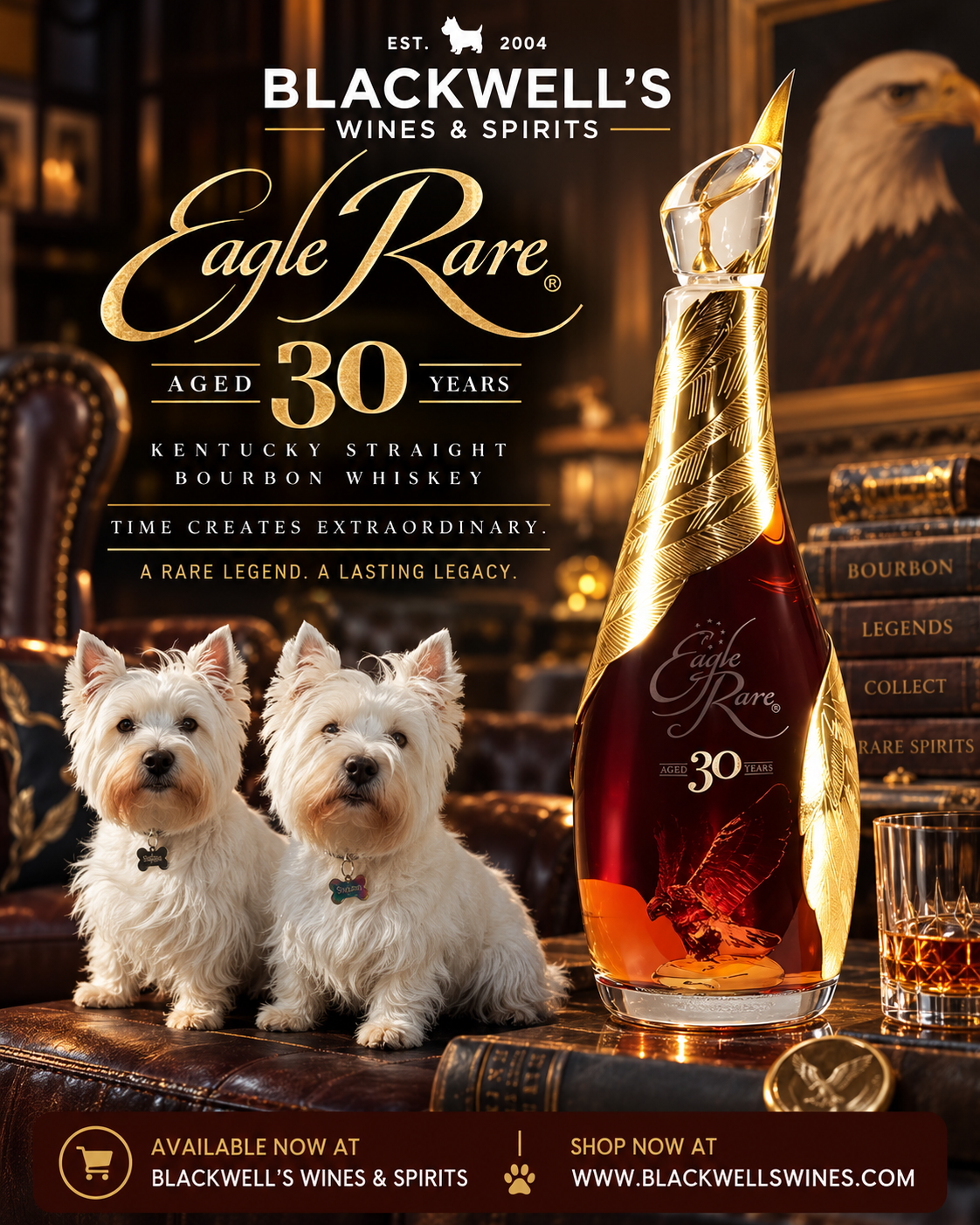 Eagle Rare 30 Year Old Kentucky Straight Bourbon Whiskey 750ml