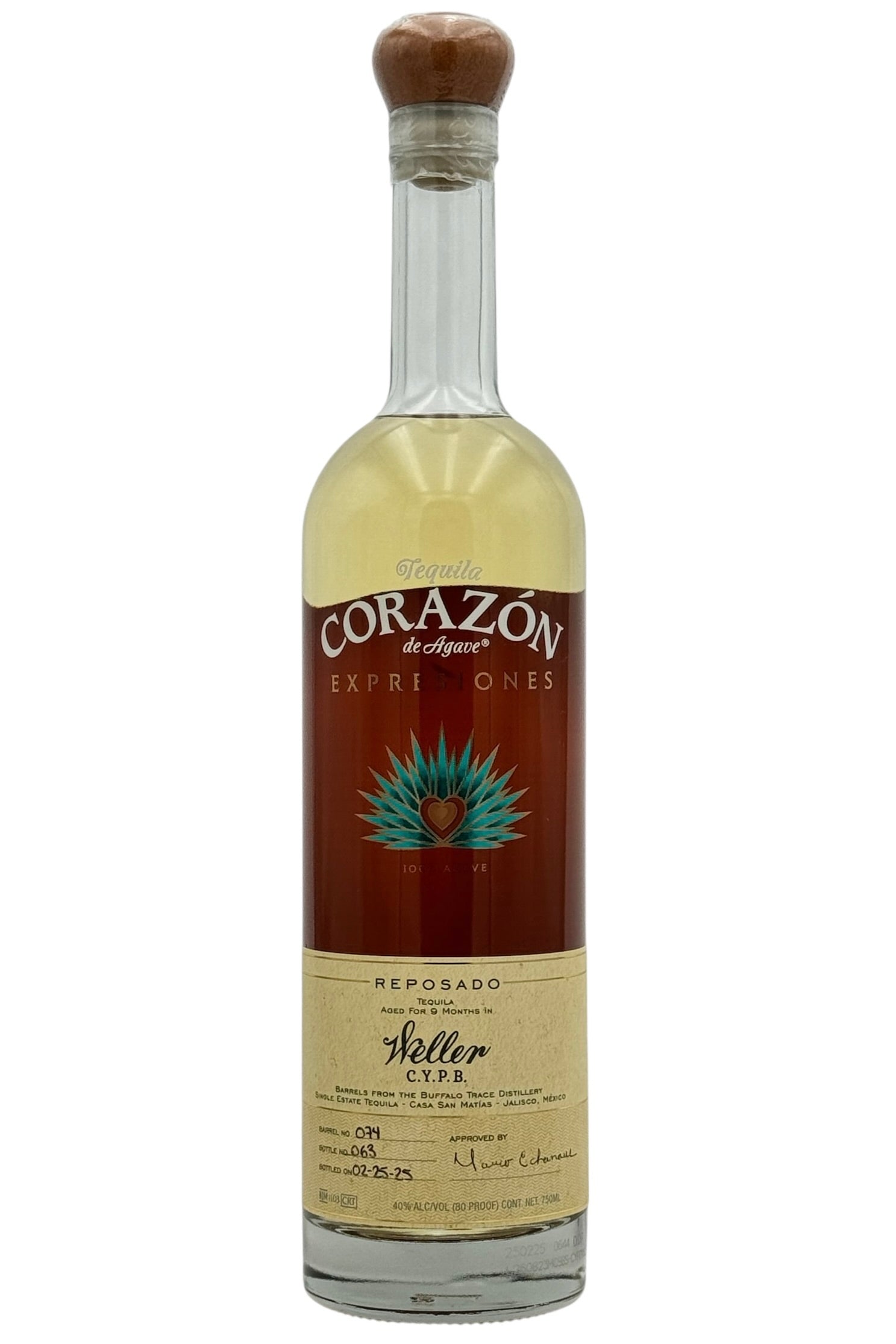 Expresiones del Corazon "WL Weller CYPB Barrel" Reposado Tequila