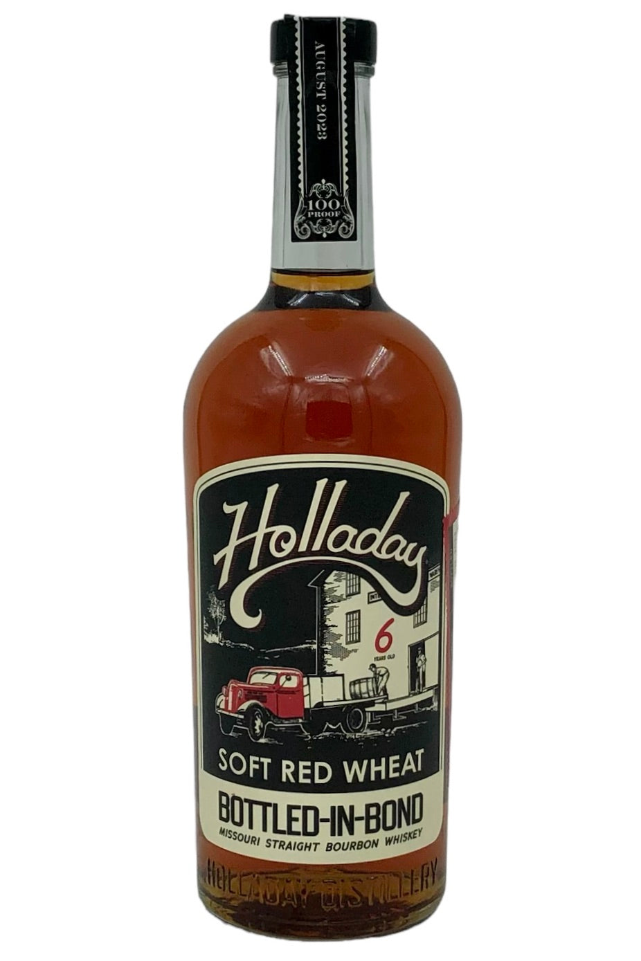 Ben Holladay &quot;Soft Red Wheat&quot; Bottled-in-Bond 6 Year old Missouri Straight Bourbon Whiskey